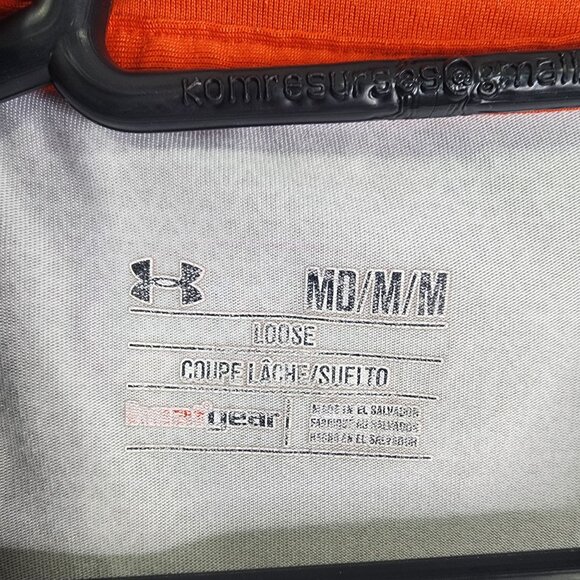 Men's Under Armour Performance Shirt Clemson Tigers Loose Fit Short Sleeve M - Picture 4 of 10